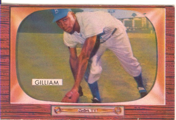 1955 Bowman     098      Jim Gilliam
